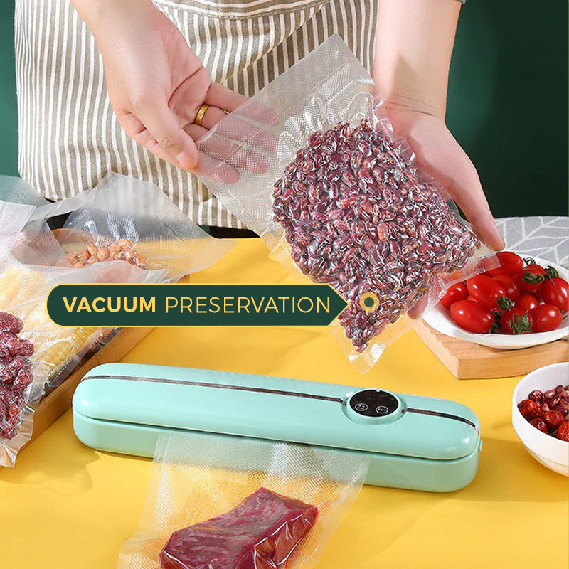 🔈✨ Nu 50% KORTING! 🐟🥬 Automatische Vacuümsealer voor Voedsel – Houd Eten Tot 5x Langer Vers!