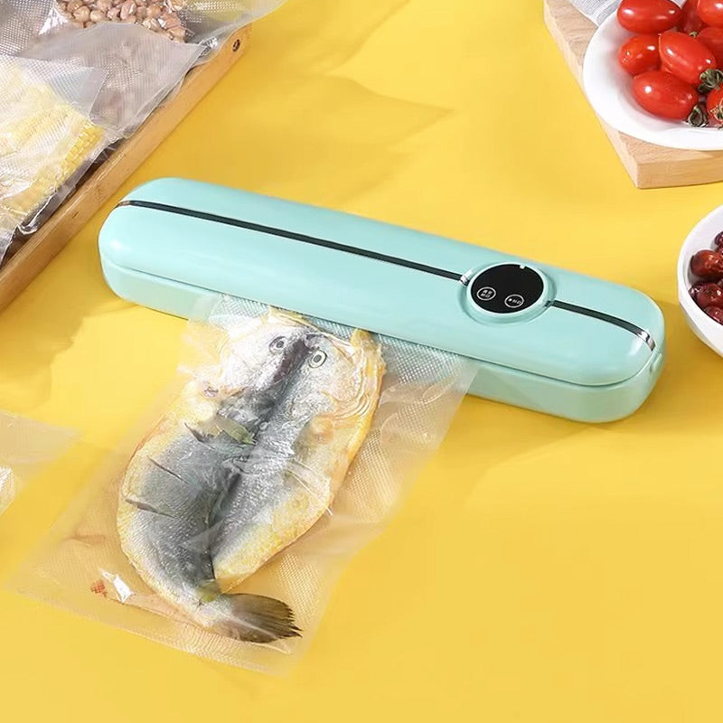 🔈✨ Nu 50% KORTING! 🐟🥬 Automatische Vacuümsealer voor Voedsel – Houd Eten Tot 5x Langer Vers!