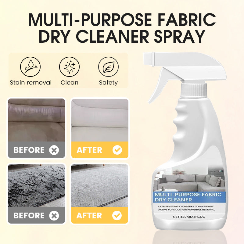 Multifunctionele Droogwas Spray voor Stoffen – Verfrist, Ontgeurt & Vlekken Verwijdert Zonder Wassen ✨ Vandaag Extra Voordeel | Meerdere Stuks Besparen Meer
