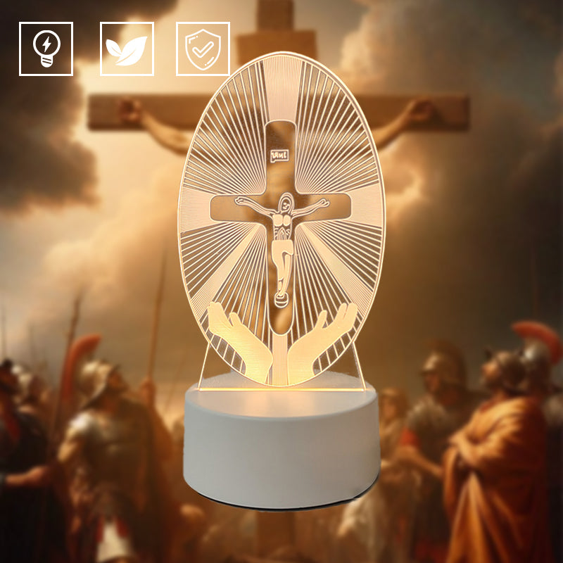 📢📢50% korting!! ⏰Jezus 3D Nachtlampje en Religieuze Cadeaus