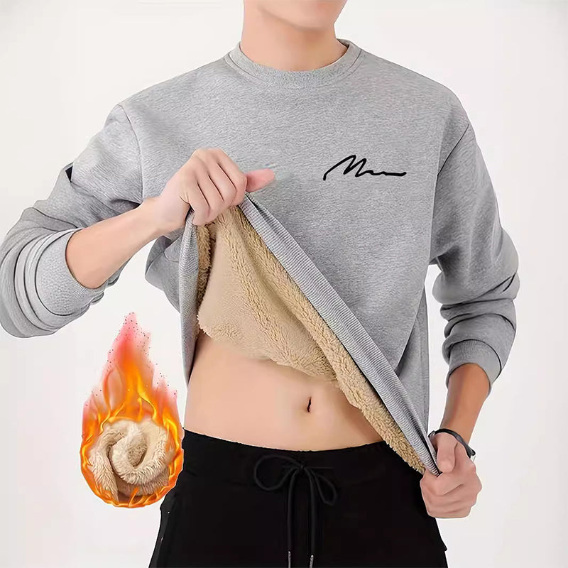 🔥 Blijf Warm & Comfortabel deze Winter! Thermisch Gevoerd Sweatshirt voor Heren