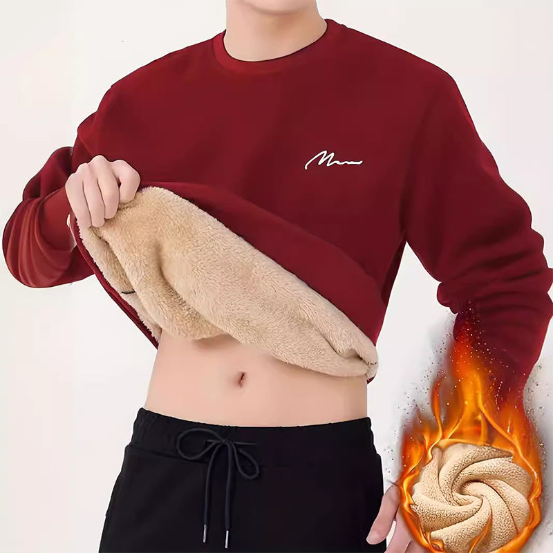 🔥 Blijf Warm & Comfortabel deze Winter! Thermisch Gevoerd Sweatshirt voor Heren