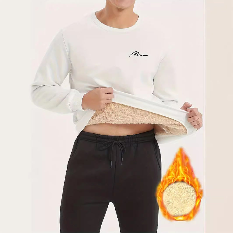 🔥 Blijf Warm & Comfortabel deze Winter! Thermisch Gevoerd Sweatshirt voor Heren