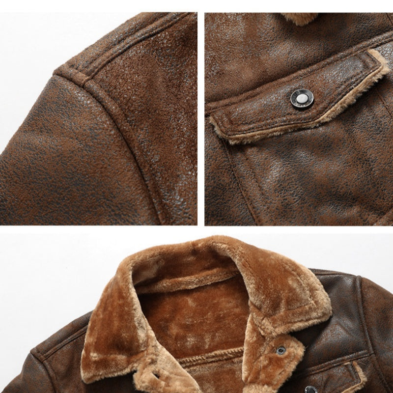 🔥Casual & Warme Heren Leren Jas – Stevig, Stijlvol & Comfortabel! 🚛Gratis Verzending