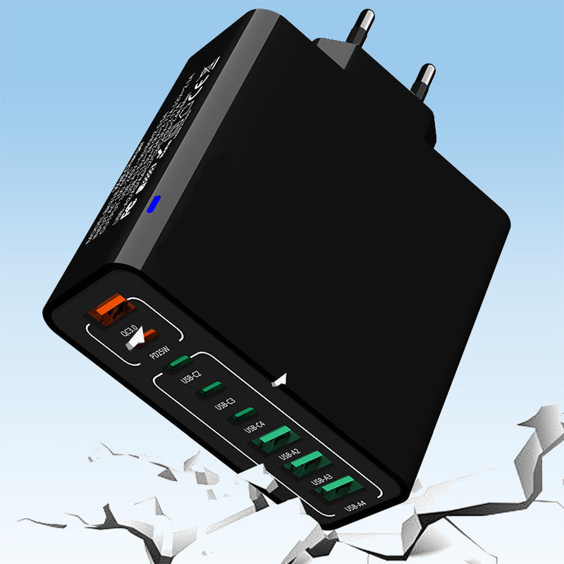 🎁2026 Nieuw binnen 50% KORTING💥🔌 High-Speed Charging! 150W Multi-poorts Snellader – Voor Thuis & Reizen