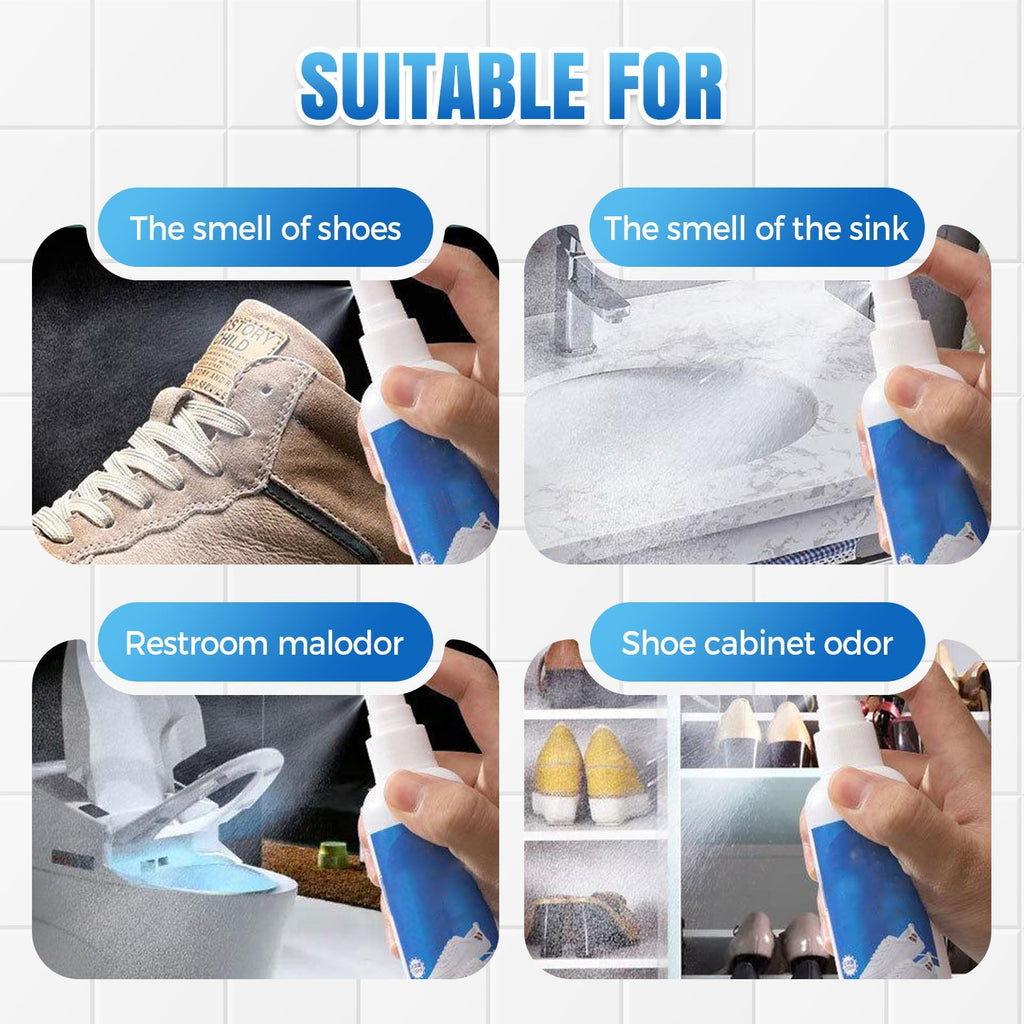 Antibacteriële sneldrogende spray voor schoenen en sokken