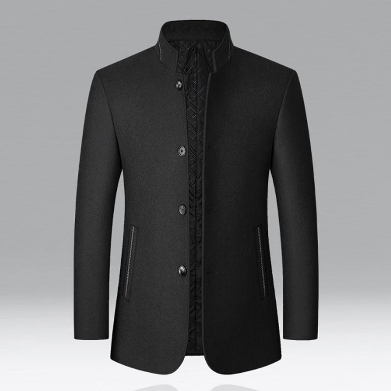⏳Tijdelijke korting van 58%⏰Klassieke herenjas met opstaande kraag🧥