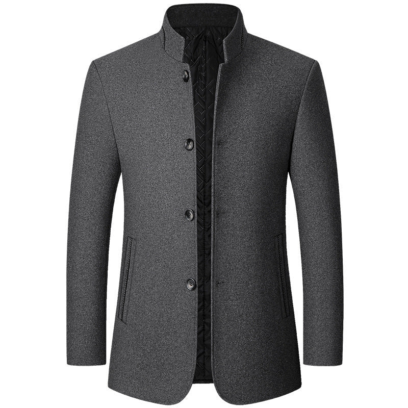 ⏳Tijdelijke korting van 58%⏰Klassieke herenjas met opstaande kraag🧥