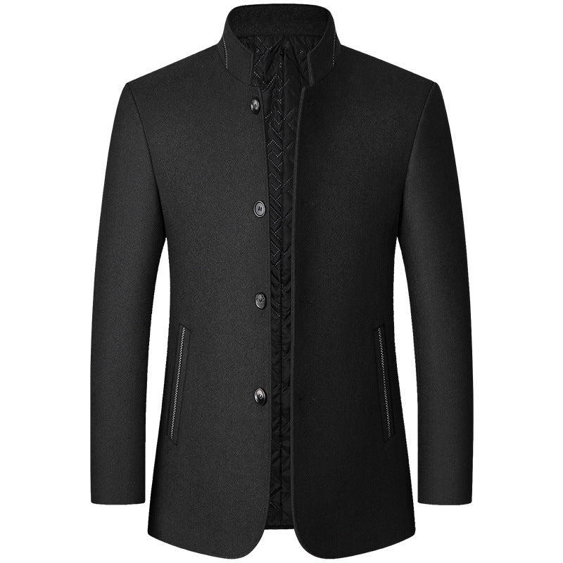 ⏳Tijdelijke korting van 58%⏰Klassieke herenjas met opstaande kraag🧥