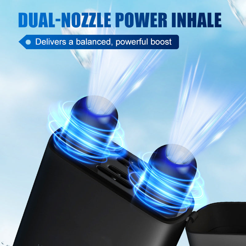 Aromatherapie dubbele neusinhalatorstick ❄️ Maakt je direct wakker met een diepe ademhaling, verhoogt je concentratie maximaal 🚀 en verdrijft slaperigheid in seconden.