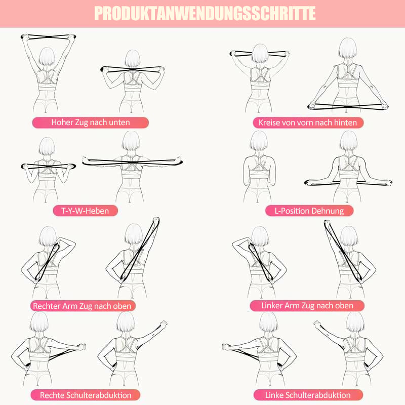 🔥Hot sale - 50% korting🔥Fitnessweerstandsbanden, figuur 8 fitnessbanden voor mannen en vrouwen