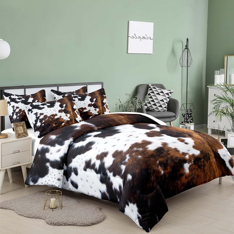 Dekbedovertrekset met koeienprint
