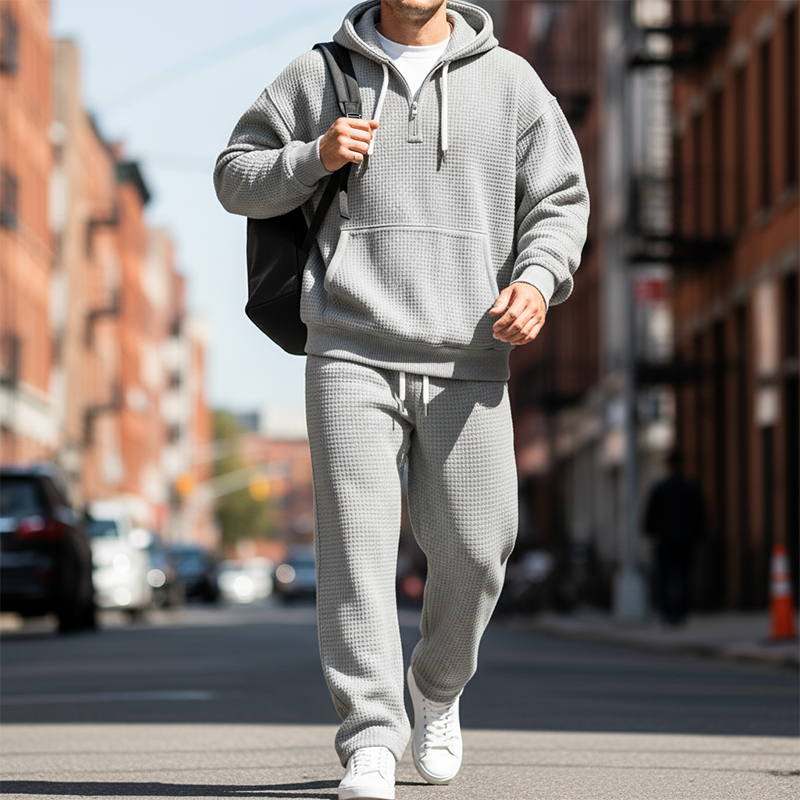 ✈️Gratis verzending Heren✨Beperkte tijd – 63% korting⏰ Hoodie & joggingbroek set
