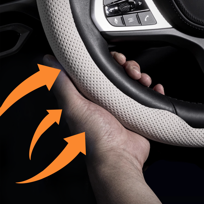 🚗👑 Verbeter uw grip! Universele antislip stuurhoes 50% KORTING⚡️🌧️