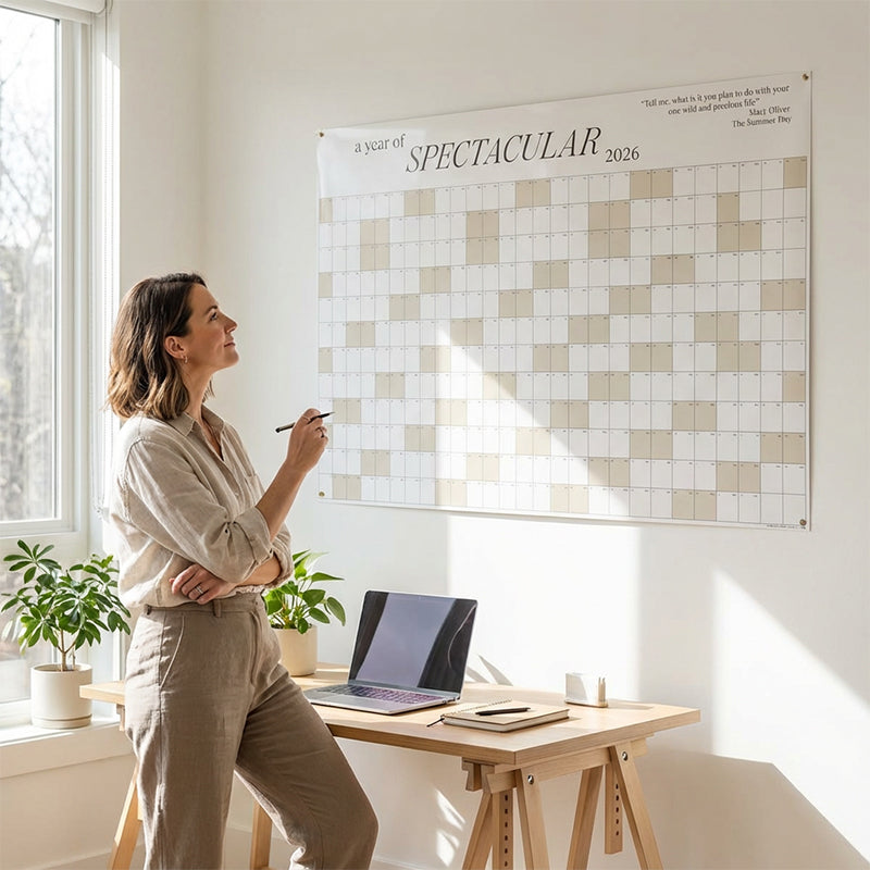 📅 Exclusieve Korting -50%! ✨ 2026 Muurkalender – Perfect voor Hem & Kantoor 🌟 | Wisbaar, Minimalistisch & Jaarlijkse Overzicht!