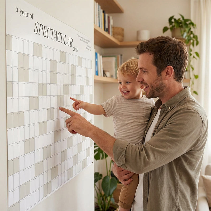📅 Exclusieve Korting -50%! ✨ 2026 Muurkalender – Perfect voor Hem & Kantoor 🌟 | Wisbaar, Minimalistisch & Jaarlijkse Overzicht!