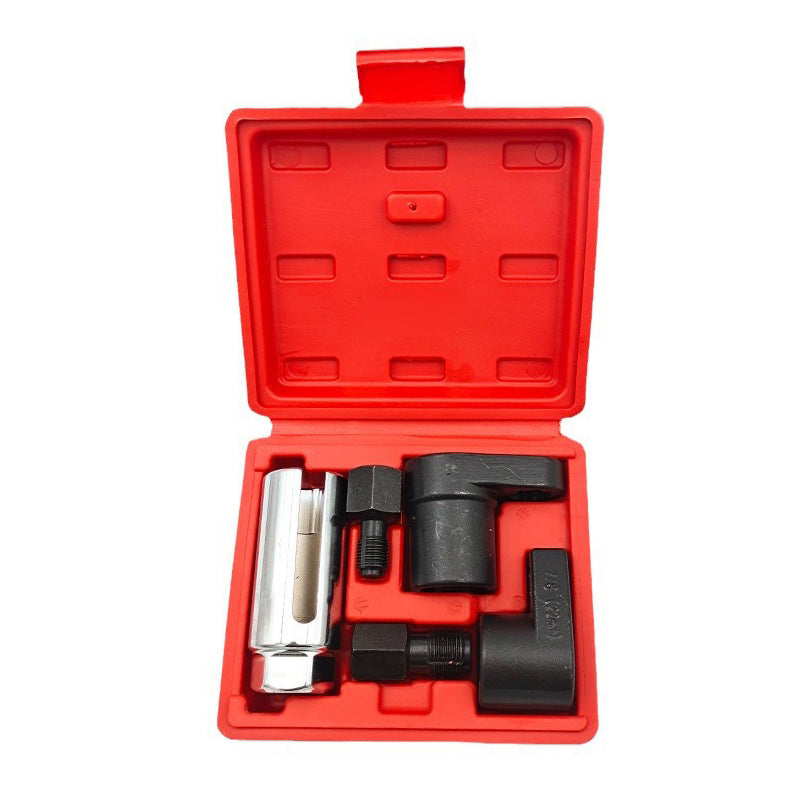 📢📢 50% korting!! ⏰ 5-delige set met offset-sleutels voor zuurstofsensoren en gereedschap voor schroefdraadreparatie voor auto's 🚗🔧