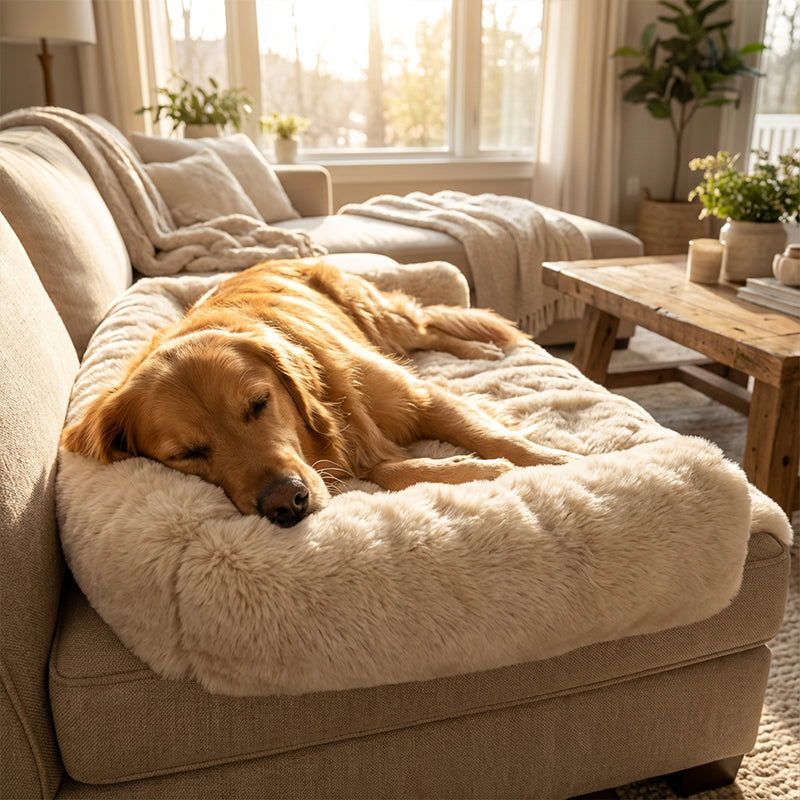 🔥Nieuw binnen 50% KORTING🎁Verdikt warm antislip bed voor huisdieren met rand