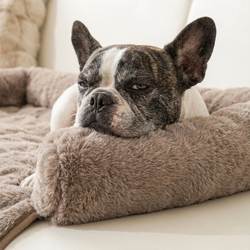 🔥Nieuw binnen 50% KORTING🎁Verdikt warm antislip bed voor huisdieren met rand