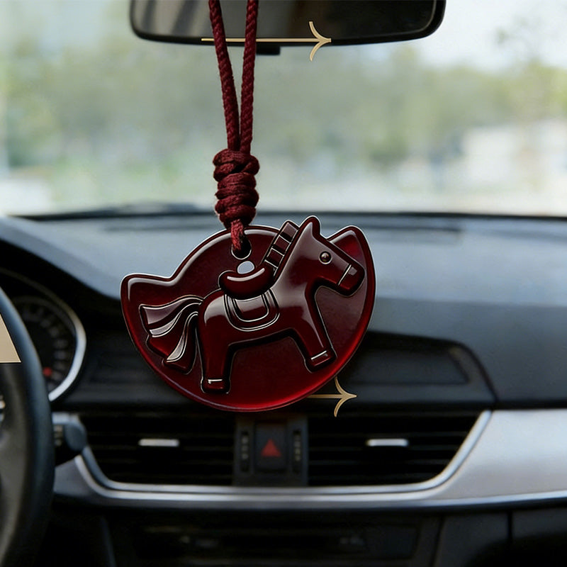 🐎Paardontwerp Agarhout Geurwastablet (Natuurlijke Houtgeur) – Langdurig Geurend & Geluksbrenger: Perfect Voor Auto/Kledingkast!