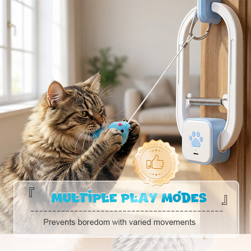 🎁2026 Nieuw binnen 50% KORTING💥Interactief hangend kattenspeeltje met afstandsbediening