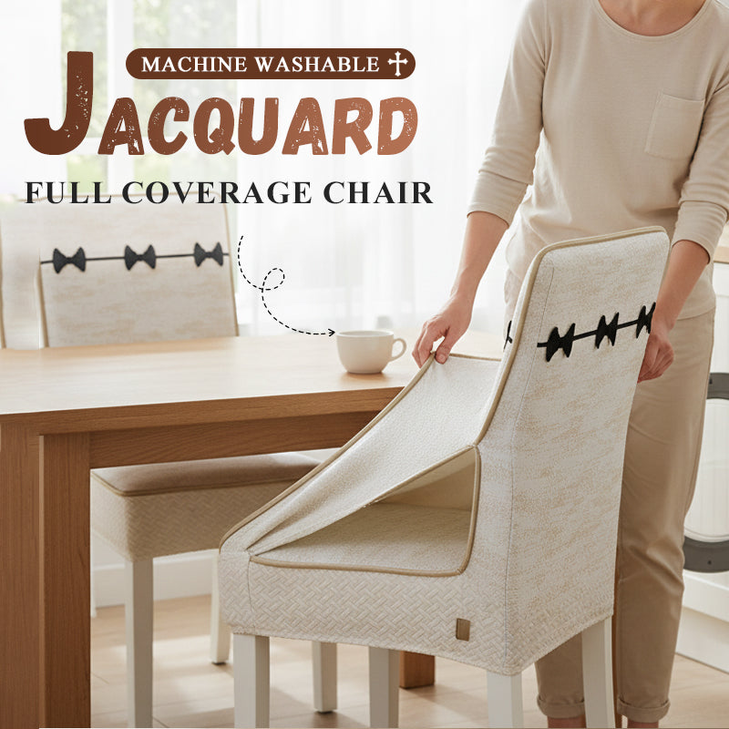 🎁2026 Nieuw binnen 50% KORTING💥✨Stoelhoes die het hele lichaam bedekt met een elegant jacquardpatroon.