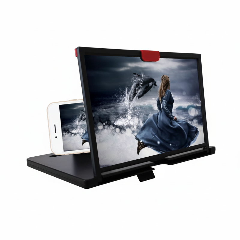 🥳2026 HOT SALE🥳💞50K+ VERKOCHT!💥👓❤️ Verlicht vermoeide ogen, maak het scherm “groter” | HD-telefoonvergrootglas voor eenvoudiger bekijken🎬✨