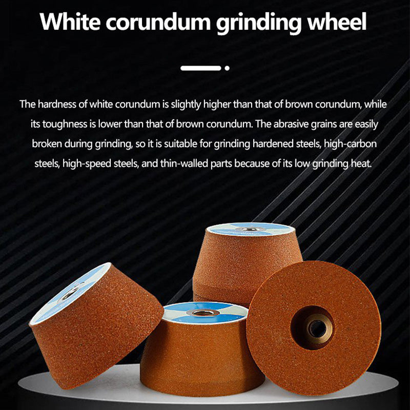 ⚙️🛠️Ultra-duurzame witte korund metalen slijpschijf - krachtige roestverwijdering en glad slijpen✨