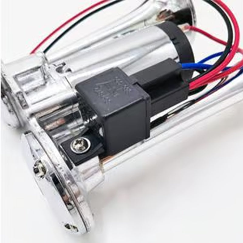 🚗 50% Korting – 150dB Pneumatische Claxon (12V/24V) | Krachtig Geluid voor Extra Veiligheid op de Weg