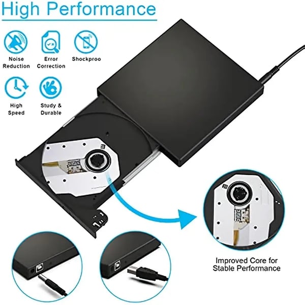 🎁2026 Nieuw binnen 50% KORTING💥Extern cd/dvd-station voor laptop