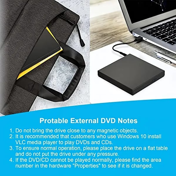 🎁2026 Nieuw binnen 50% KORTING💥Extern cd/dvd-station voor laptop