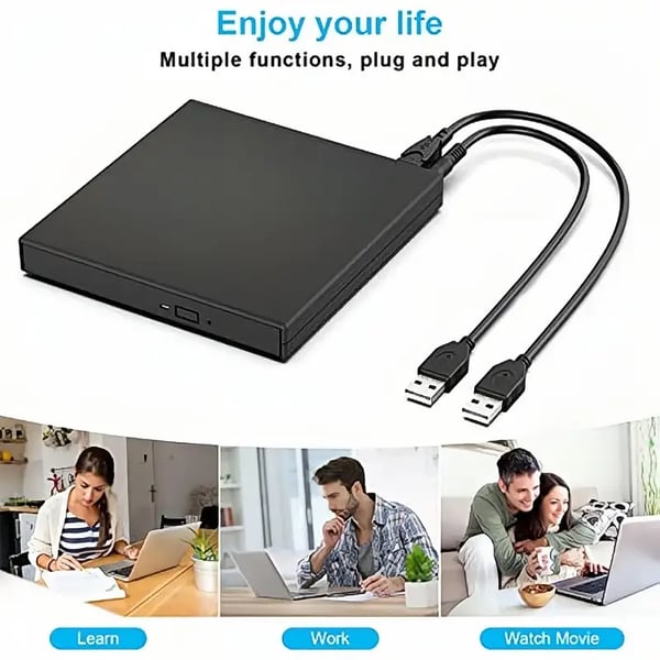 🎁2026 Nieuw binnen 50% KORTING💥Extern cd/dvd-station voor laptop