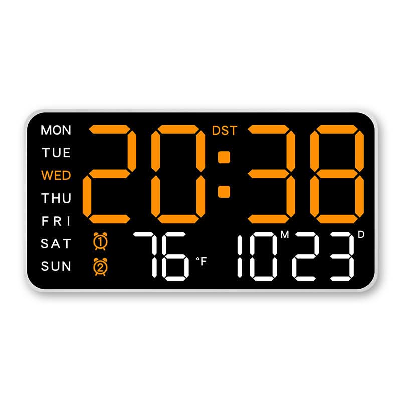 📢📢50% KORTING !! ⏰Multifunctionele decoratieve LED digitale wandklok