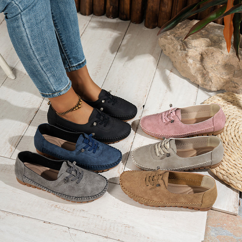 🎉Nieuwjaars Cadeau 50% KORTING!👟Dames Comfortabele Casual Loafers: Zacht PU-Leer + Antislip Zool – Perfect Voor Elke Outfit & Elke Dag!