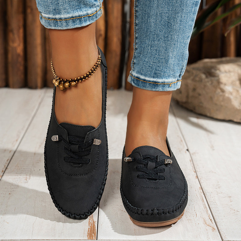 🎉Nieuwjaars Cadeau 50% KORTING!👟Dames Comfortabele Casual Loafers: Zacht PU-Leer + Antislip Zool – Perfect Voor Elke Outfit & Elke Dag!