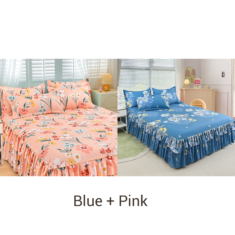 🔈🔈FLASH SALE - 50% KORTING⚡3-delige bedrokset met ruches🛏️