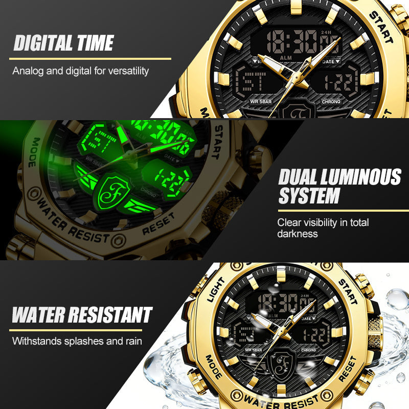 🎁2026 Nieuw binnen 50% KORTING💥✨🔥Men's Multifunction Waterproof Luminous Watch⌚