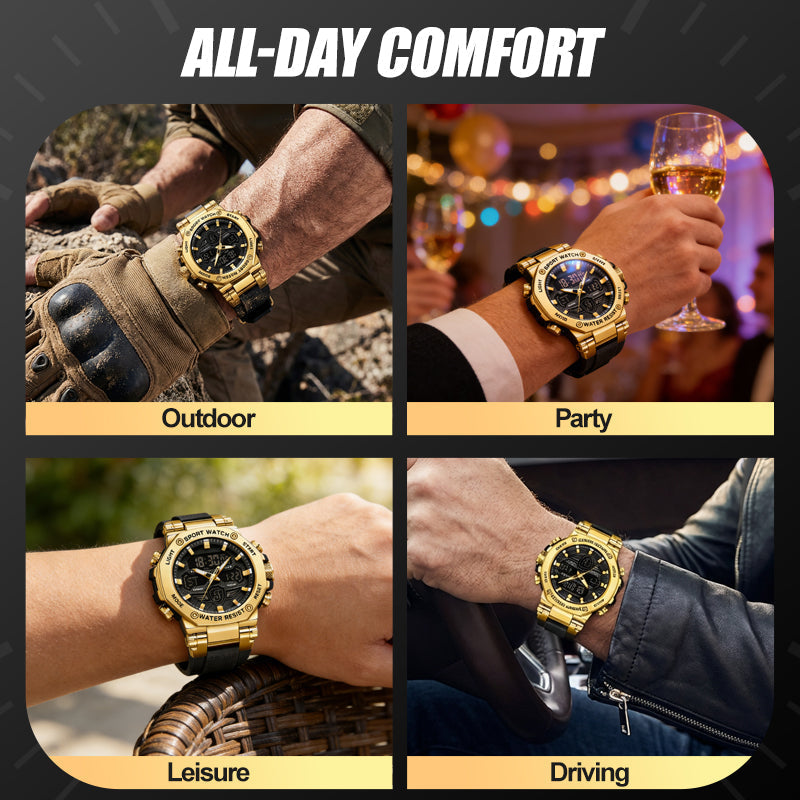 🎁2026 Nieuw binnen 50% KORTING💥✨🔥Men's Multifunction Waterproof Luminous Watch⌚