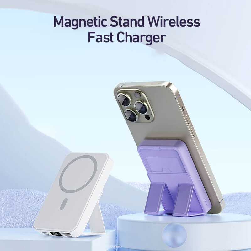 🎁2026 Nieuw binnen 50% KORTING💥22,5 W 10000 mAh Magnetisch draadloos mobiel opladen met standaard