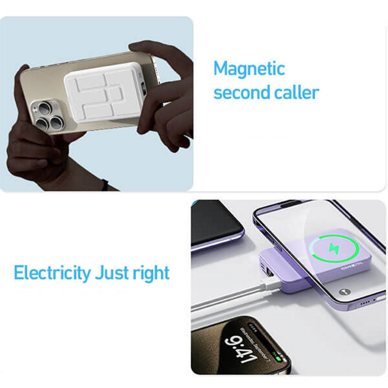 🎁2026 Nieuw binnen 50% KORTING💥22,5 W 10000 mAh Magnetisch draadloos mobiel opladen met standaard