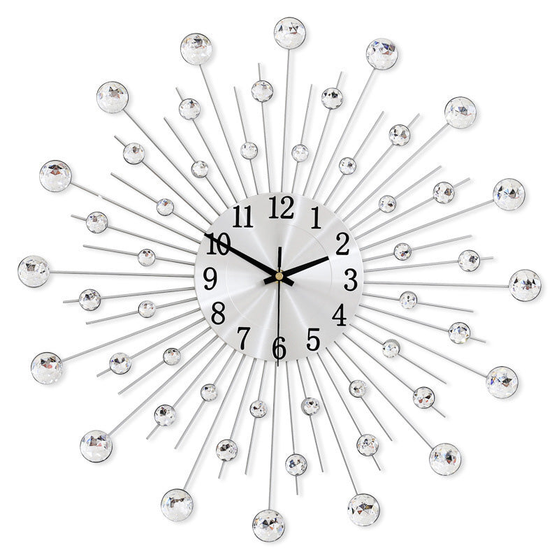 🎁2026 Nieuw binnen 50% KORTING💥💫Stijlvolle Strass-Wandklok | Stil & Elegant Voor Jouw Interieur🕰️✨
