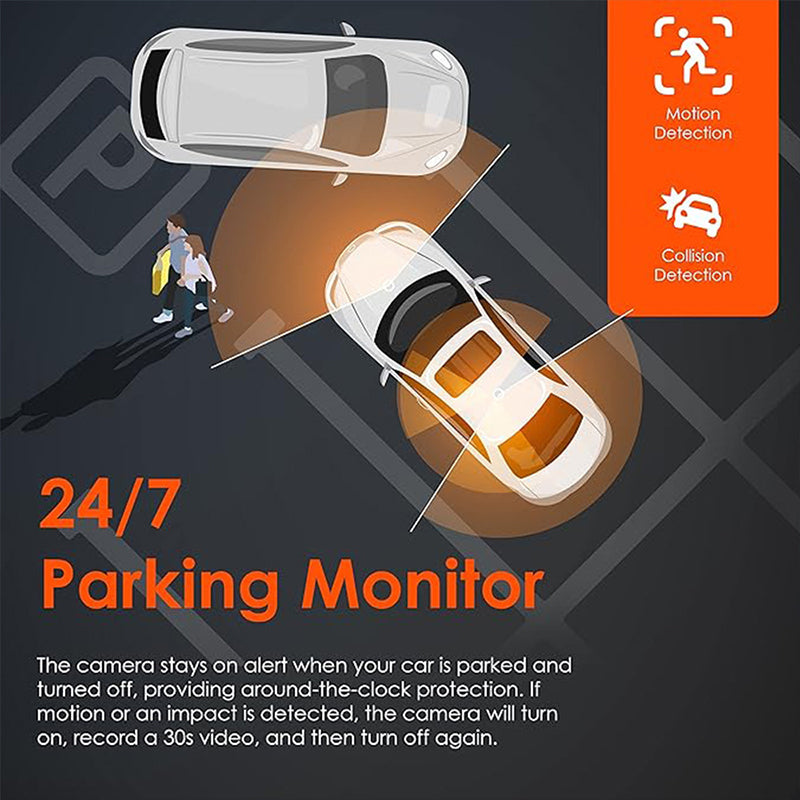 🎁2026 Nieuw binnen 50% KORTING💥4-kanaals HD dashcam met opnames van voor, interieur en achter