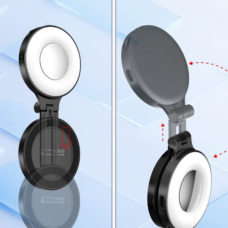 3-in-1 magnetische telefoonlamp met ingebouwde spiegel