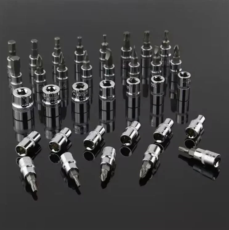 🎉Nieuwjaars Cadeau 50% KORTING!🔧 PowerTool Max 46™ – 46-Delige Steeksleutel Set: Jouw Draagbare Werkplaats in Één Koffer!