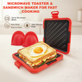 🔥 50% korting ⏰ 3-in-1 tosti-ijzer – geschikt voor magnetron, oven en grill! Antiaanbaklaag, compact en vaatwasmachinebestendig 🥪⚡