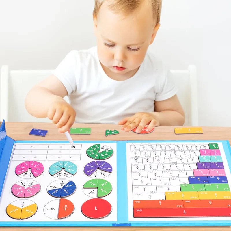 🏅LAATSTE DAG SPECIALE PRIJS 50% korting📚🧲Magnetische Fractie Demonstratieboek
