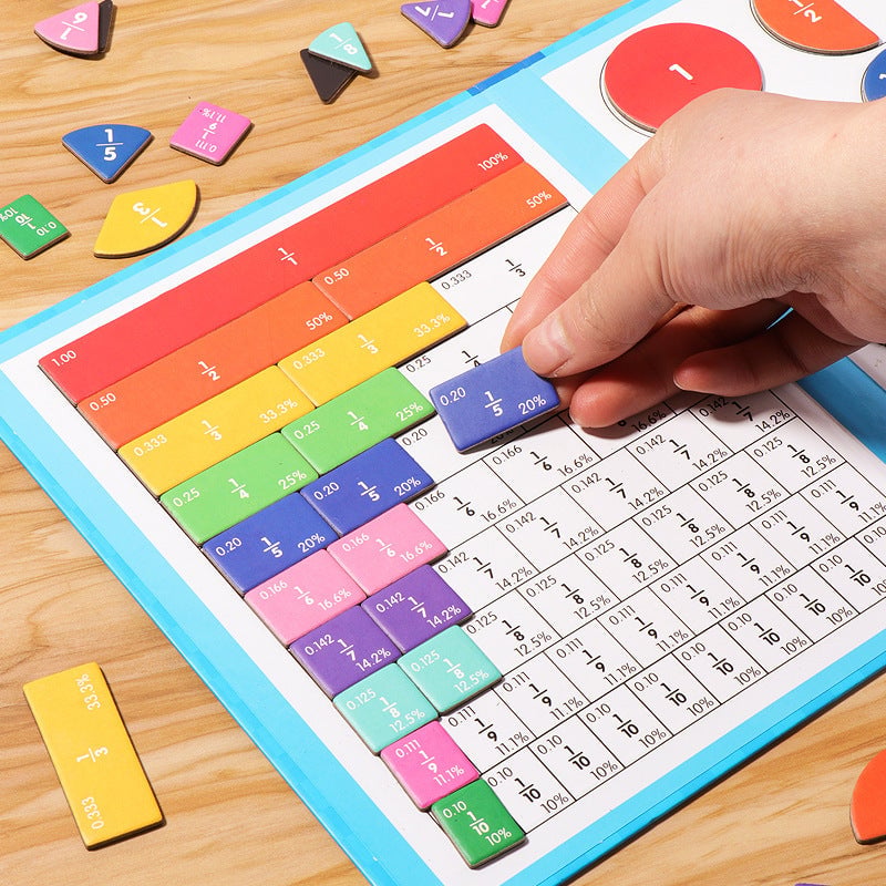 🏅LAATSTE DAG SPECIALE PRIJS 50% korting📚🧲Magnetische Fractie Demonstratieboek