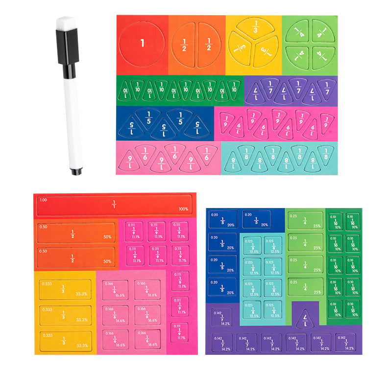 🏅LAATSTE DAG SPECIALE PRIJS 50% korting📚🧲Magnetische Fractie Demonstratieboek