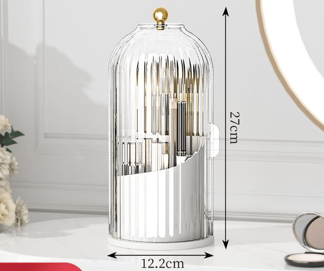 🎉Nieuwjaars Cadeau 50% KORTING!💄360° Draaibare Make-upborstelorganizer: Moeiteloze Organisatie + Ruimtebesparing – Stijlvol Voor Jouw Beautyruimte!