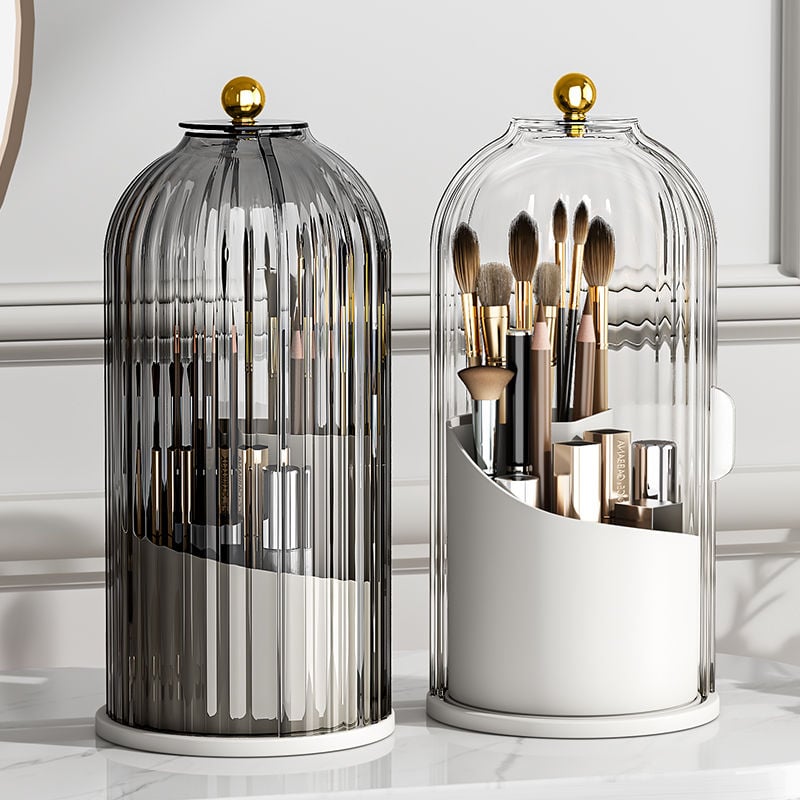 🎉Nieuwjaars Cadeau 50% KORTING!💄360° Draaibare Make-upborstelorganizer: Moeiteloze Organisatie + Ruimtebesparing – Stijlvol Voor Jouw Beautyruimte!